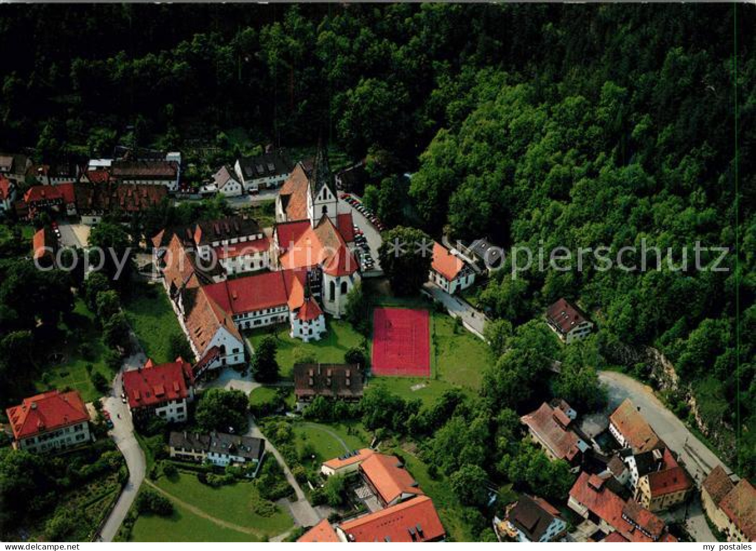 73190238 Blaubeuren Fliegeraufnahme Kloster Blaubeuren - Blaubeuren