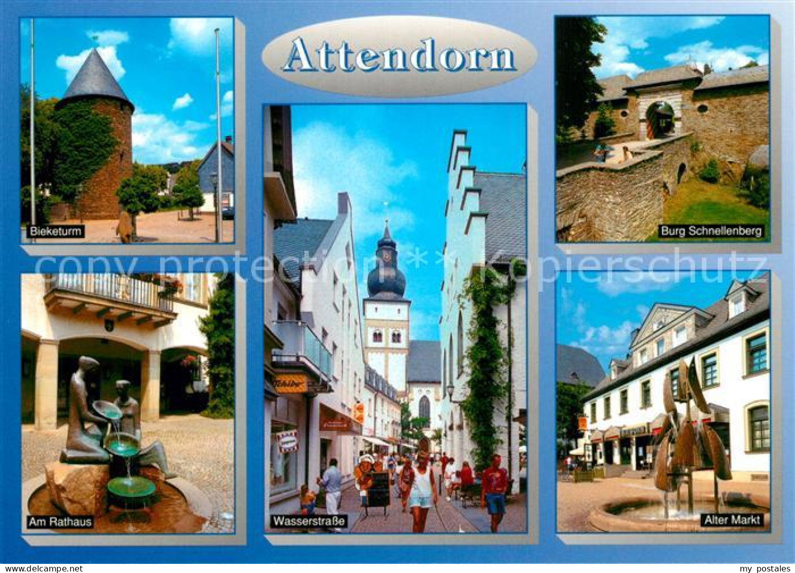 73182743 Attendorn Bieketurm Rathaus Wasserstr Burg Schnellenberg Alter Markt At - Attendorn