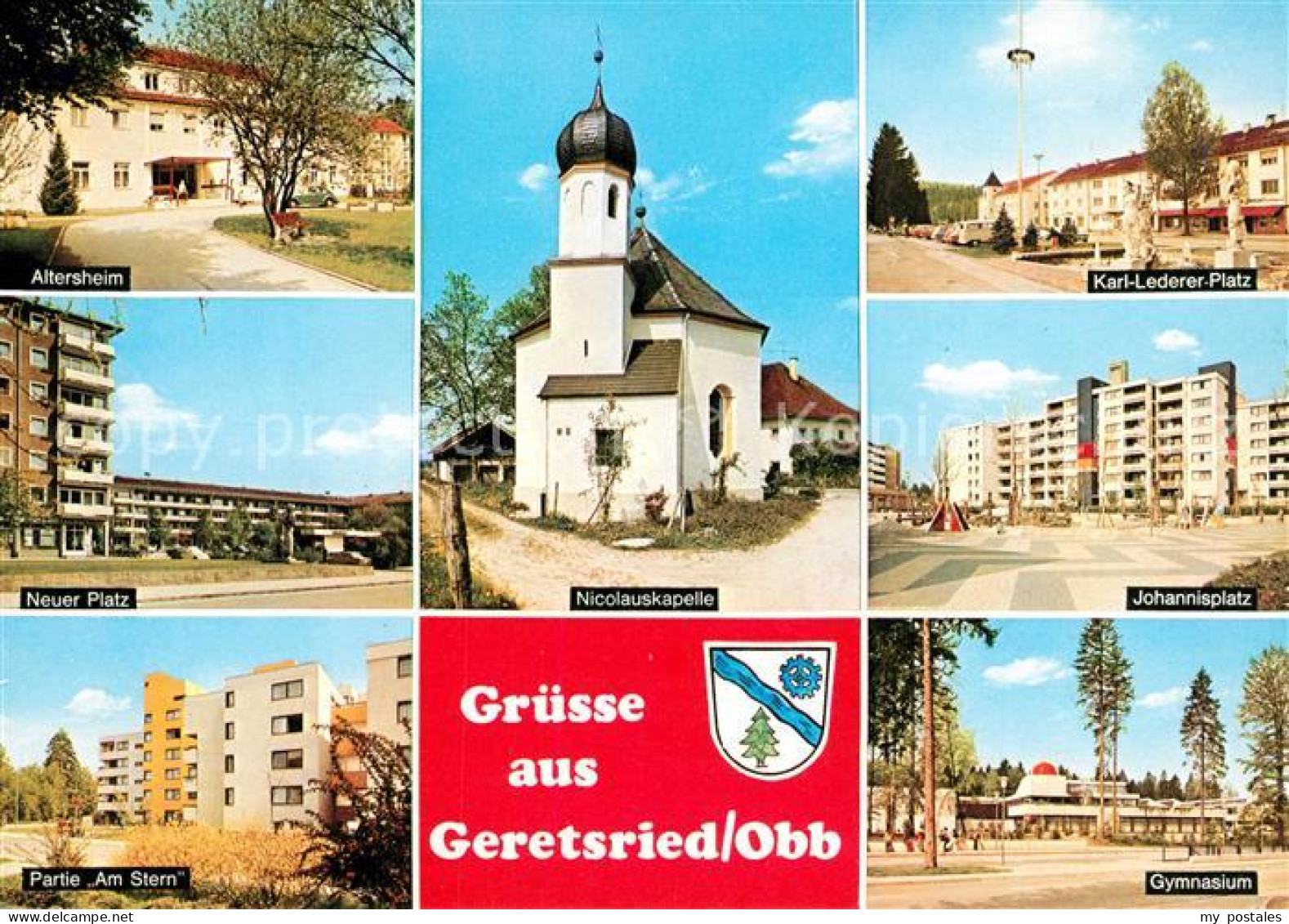 73181093 Geretsried Nicolauskapelle Johannisplatz Karl-Lederer-Platz Geretsried - Geretsried