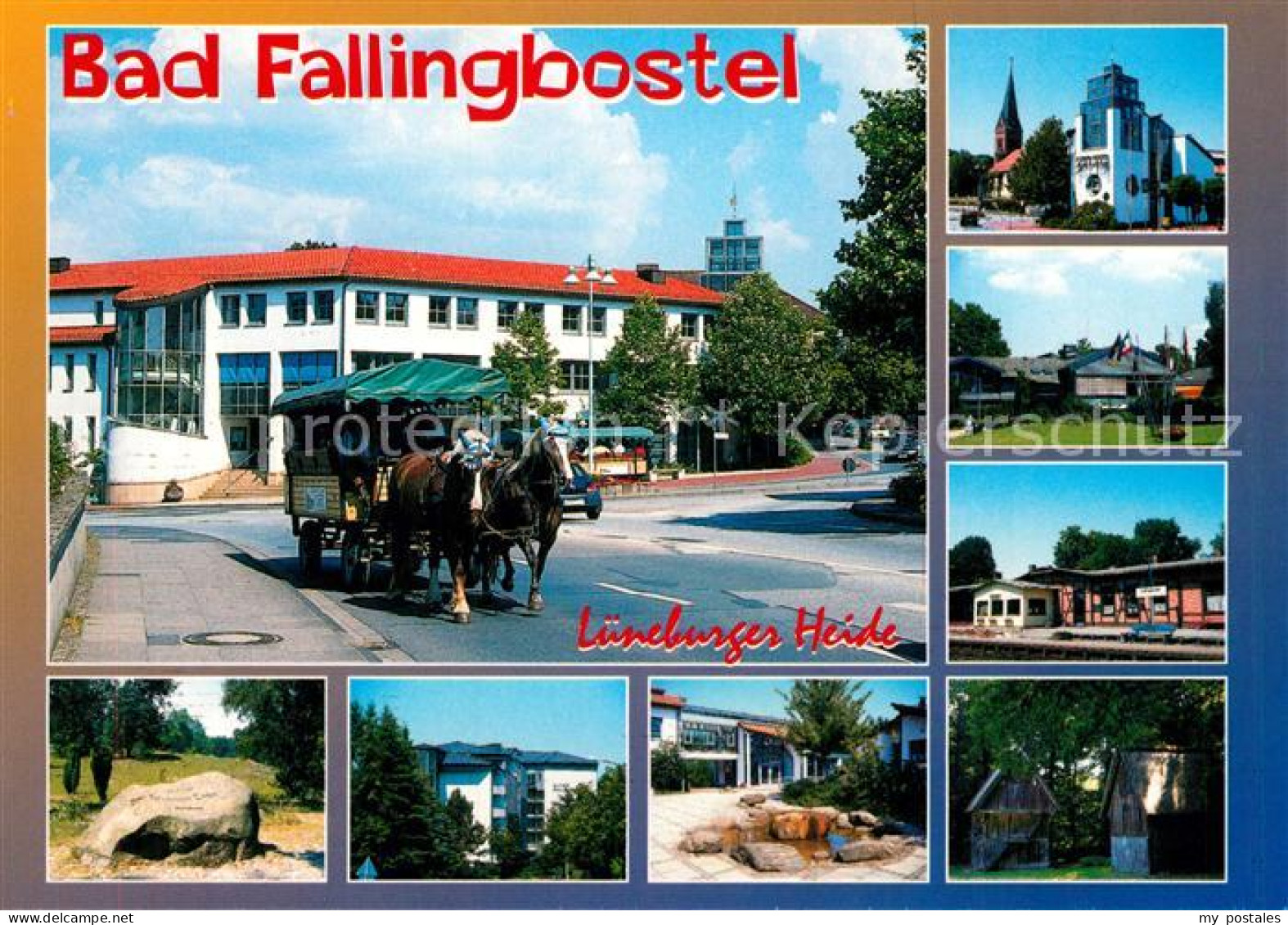 73180562 Bad Fallingbostel Rathaus Pferdewagen Diverse Ansichte Bad Fallingboste - Fallingbostel