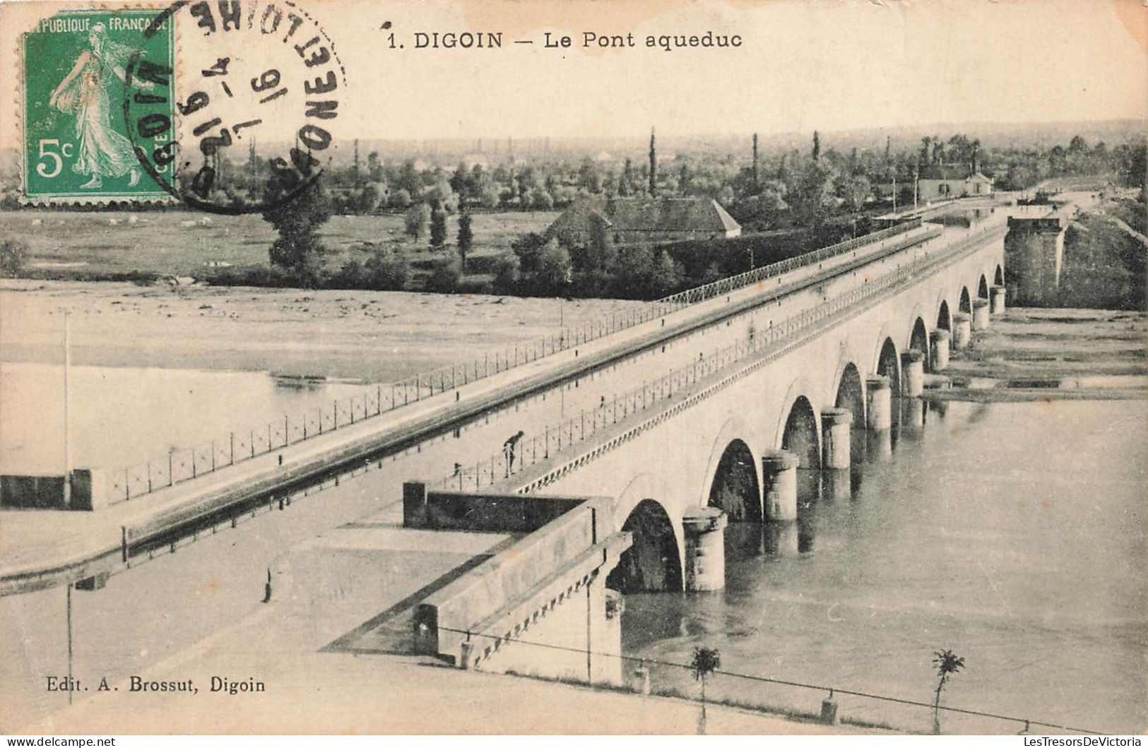 FRANCE - Digoin - Le Pont Aqueduc - Carte Postale Ancienne - Digoin