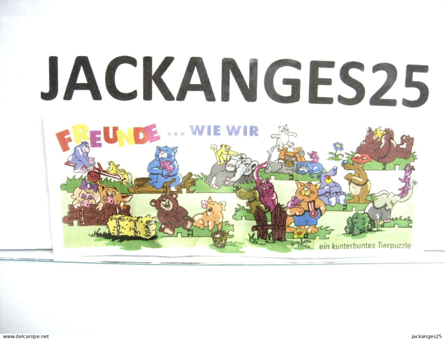 KINDER 4. 649627 LES AMIS PUZZLE 1994  + BPZ A - Puzzels