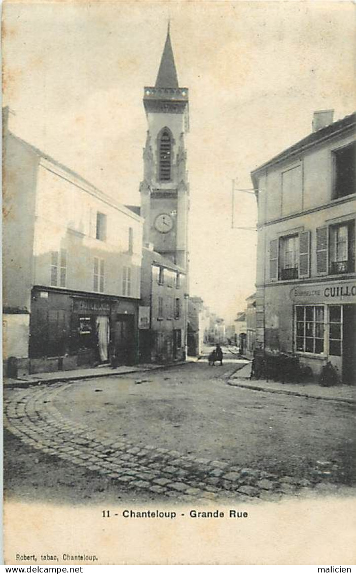 - Yvelines -ref-C41- Chanteloup Les Vignes - Grande Rue - Bourrellerie -guillo.. - Boucherie - Magasins - - Chanteloup Les Vignes