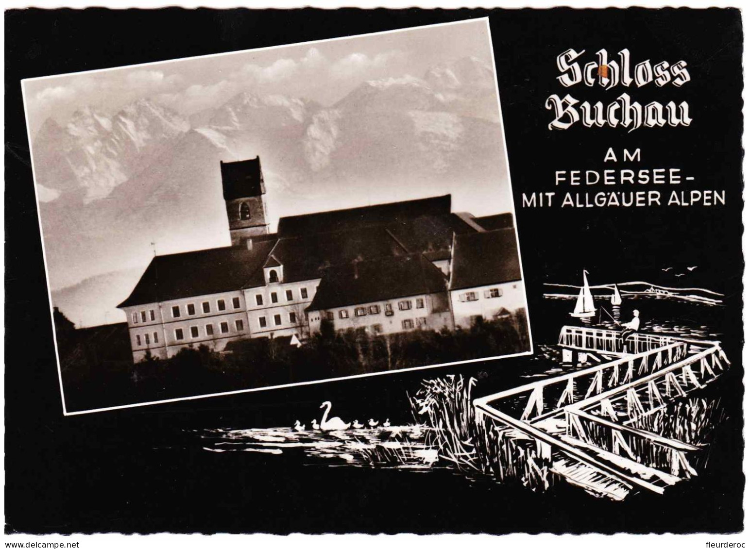 - M58725CPM - BAD BUCHAU - Schloss Buchau Am Federsee  - Allemagne - Très Bon état - EUROPE - Bad Buchau