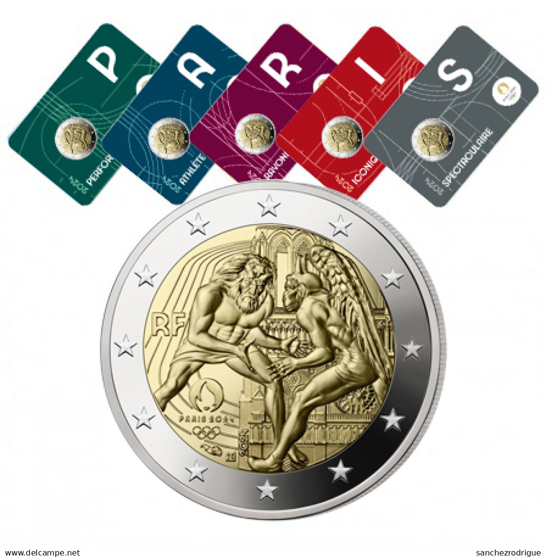 Paris 2024 - Olimpics Games - Jeux Olympiques - 20 Coincards - Collezioni