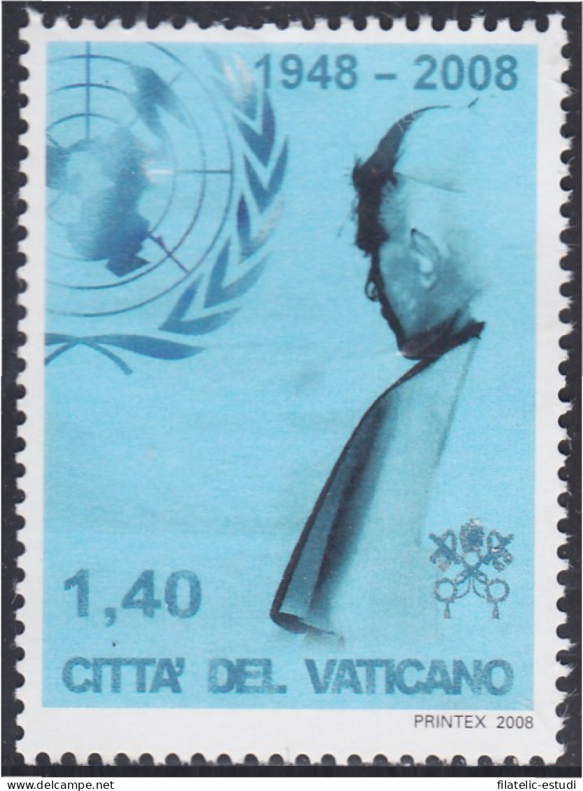 Vaticano 1469 2008 Viaje De SS Benedicto XVI A La ONU MNH - Autres & Non Classés