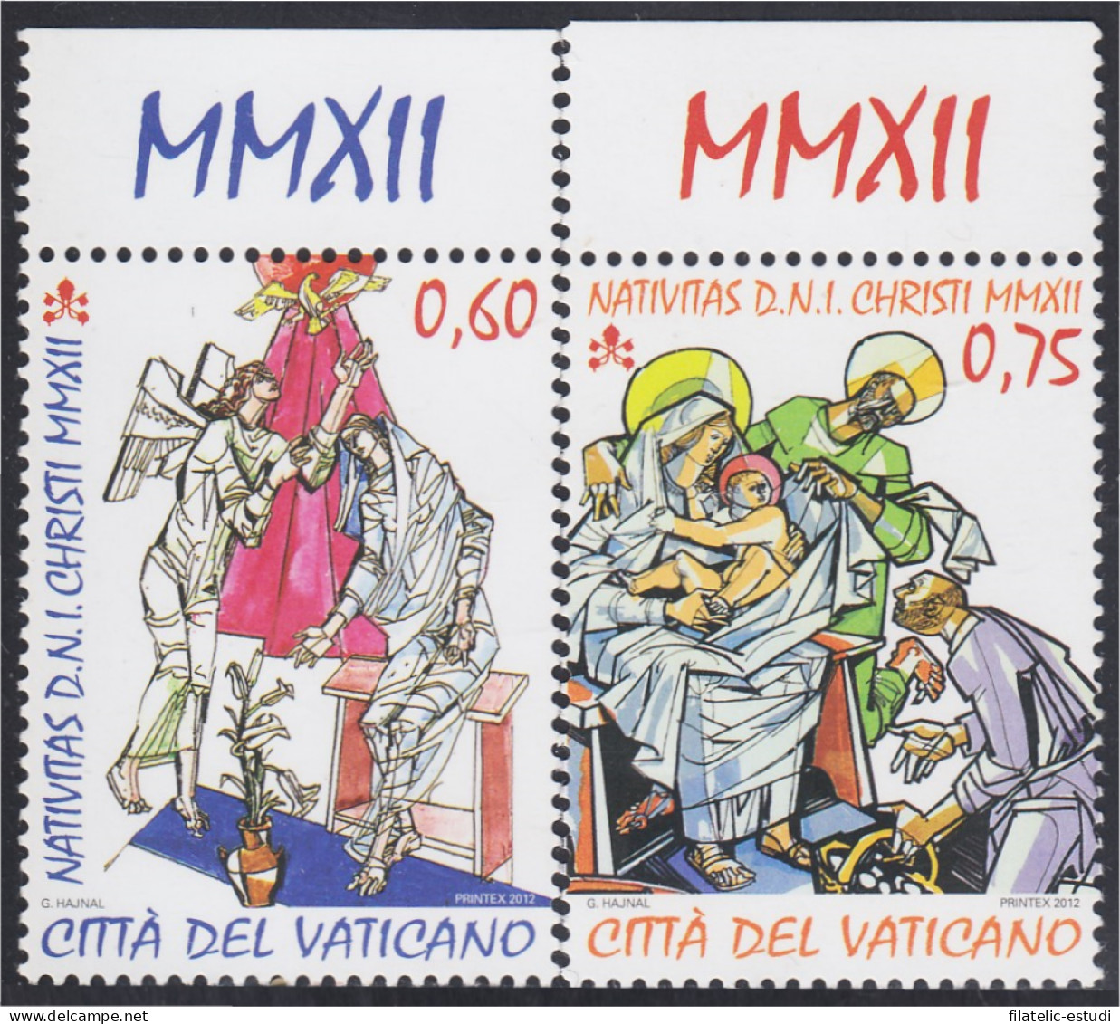 Vaticano 1606/07 2012 Navidad Christmas MNH - Other & Unclassified