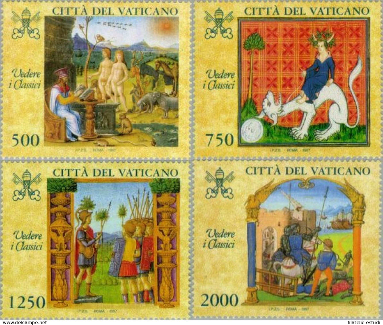 Vaticano - 1072/75 - 1997 Exp. En El Vaticano Mirada Sobre Los Clásicos Ilustr - Otros & Sin Clasificación