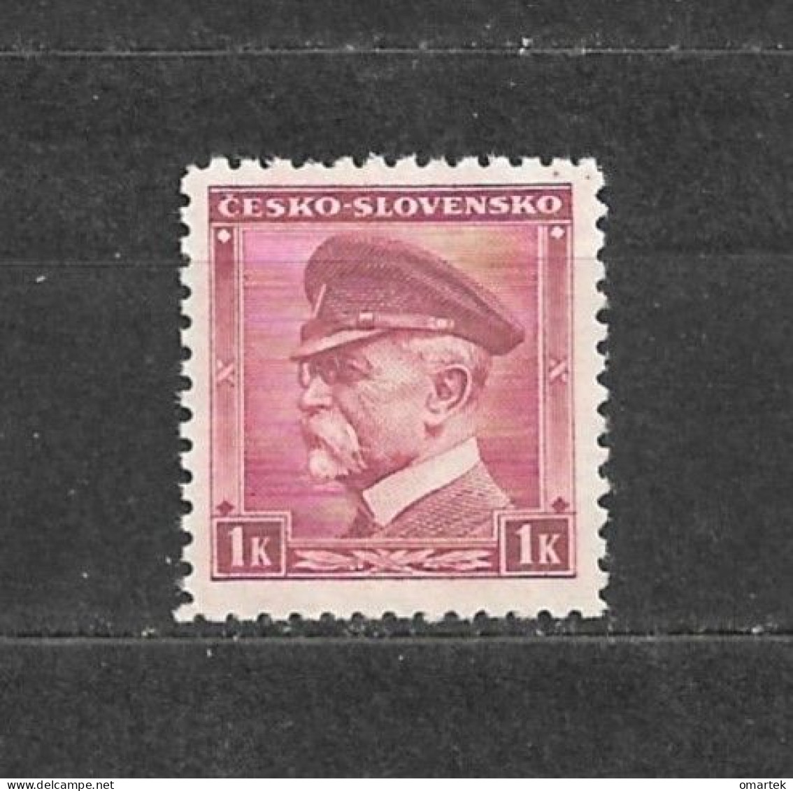 Czechoslovakia 1939 MNH ** Mi 406 (A1 B.u.M.) Sc 256 T.G.Masaryk CESKO - SLOVENSKO. Tschechoslowakei. C16 - Nuevos