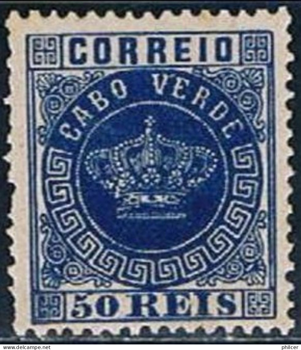 Cabo Verde, 1881/5, # 14 Dent. 12 1/2, MNG - Kapverdische Inseln