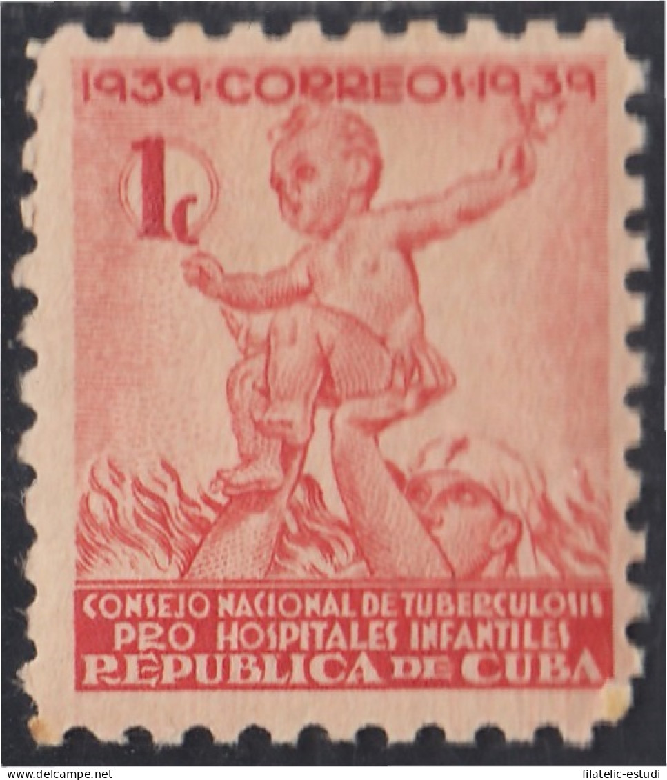 Cuba Beneficencia 2 1939 Consejo Nacional De Tuberculosis Para La Infancia  MH - Otros & Sin Clasificación