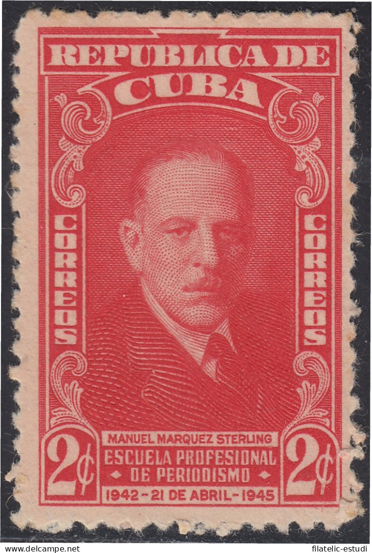 Cuba 295 1945 Manuel Márquez Sterling MNH - Andere & Zonder Classificatie