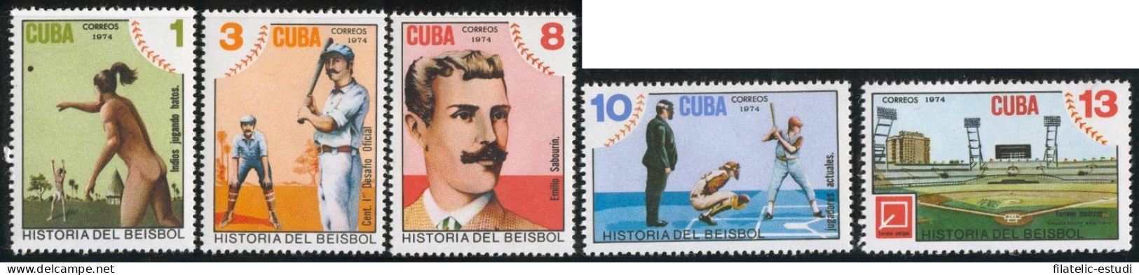 DEP5  Cuba  Nº 1804/08  1974  MNH - Andere & Zonder Classificatie