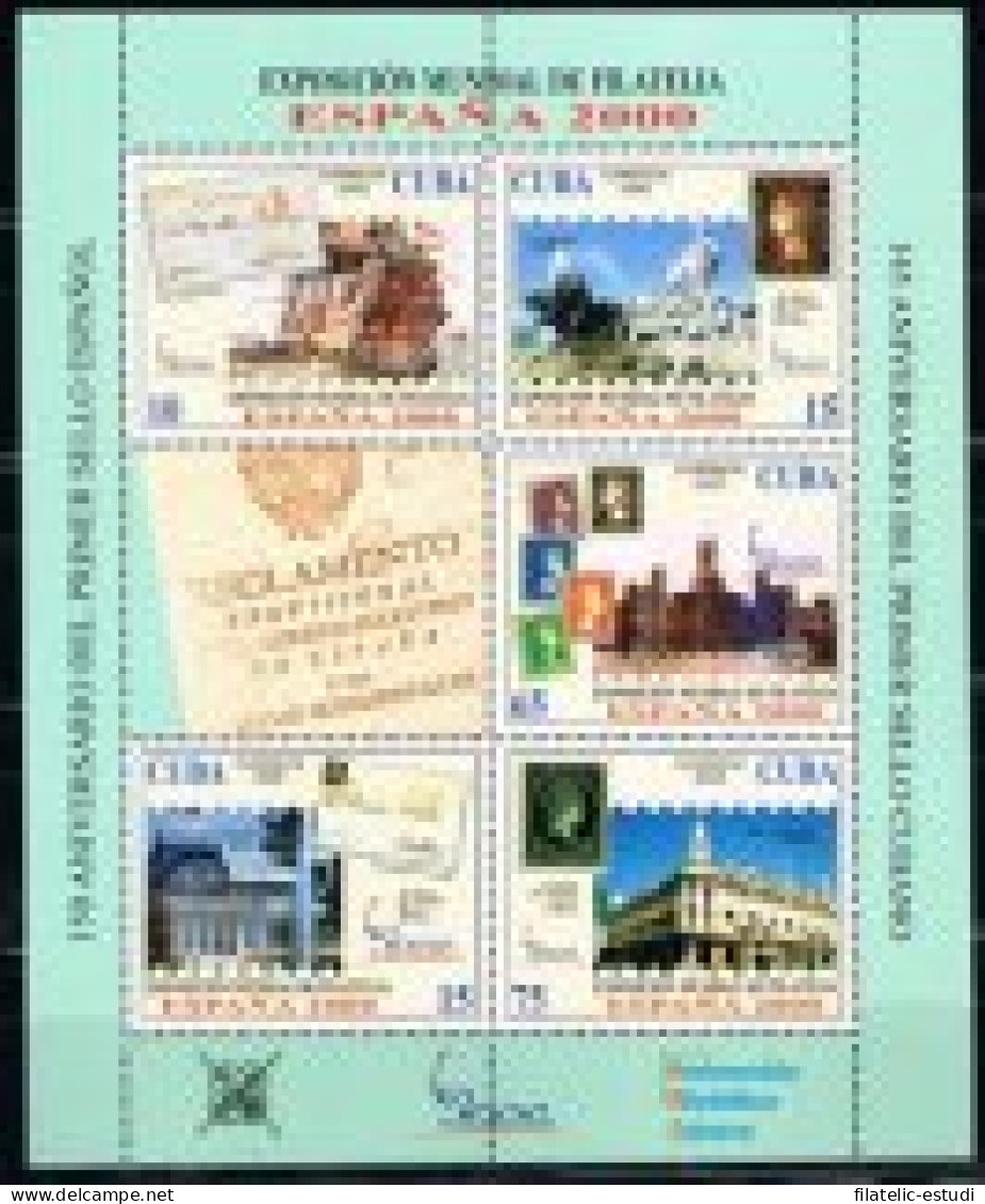 Cuba 3889a/93a 2000 Exposición Filatelica Mundial En Madrid MNH - Andere & Zonder Classificatie