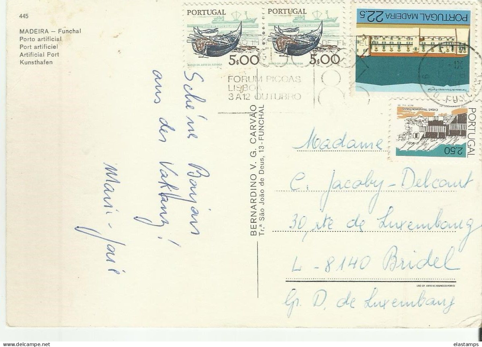 PORTUGAL AK 197? FUNCHAL - Cartas & Documentos