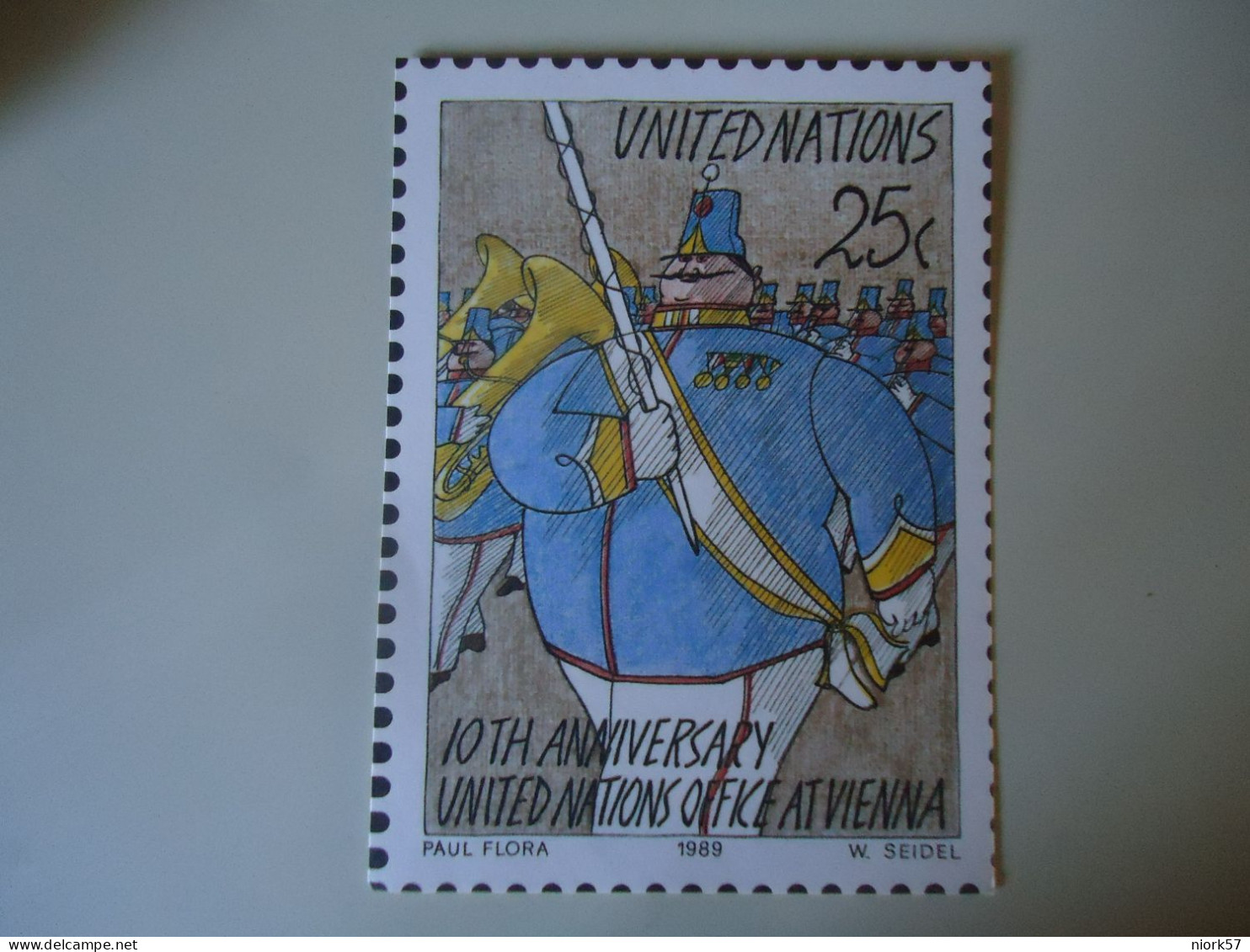 UNITED NATIONS POSTCARDS 1989  PAINTINGS UNPA WIEN - Emissioni Congiunte New York/Ginevra/Vienna