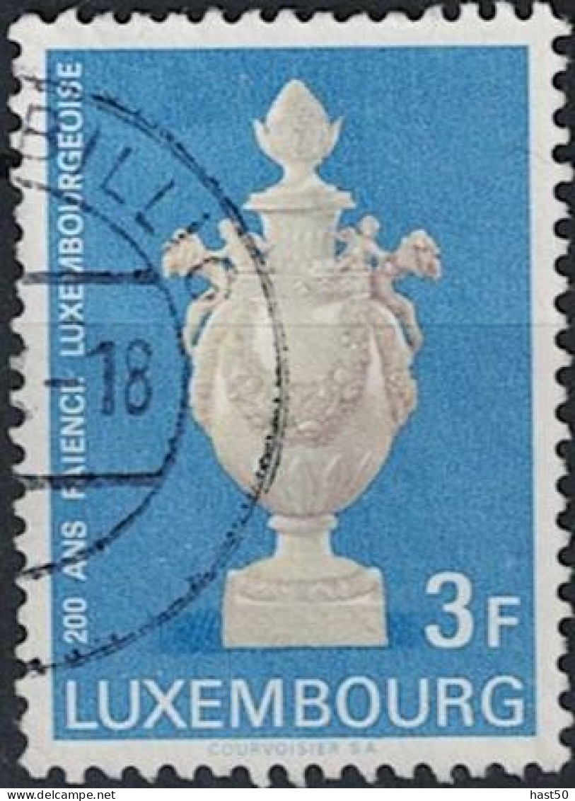 Luxemburg - Prunkvase Im Empirestil (MiNr: 755) 1967 - Gest Used Obl - Used Stamps