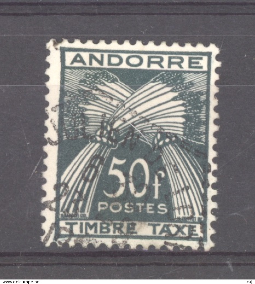 Andorre   -  Taxe  :  Yv  40  (o) - Usati