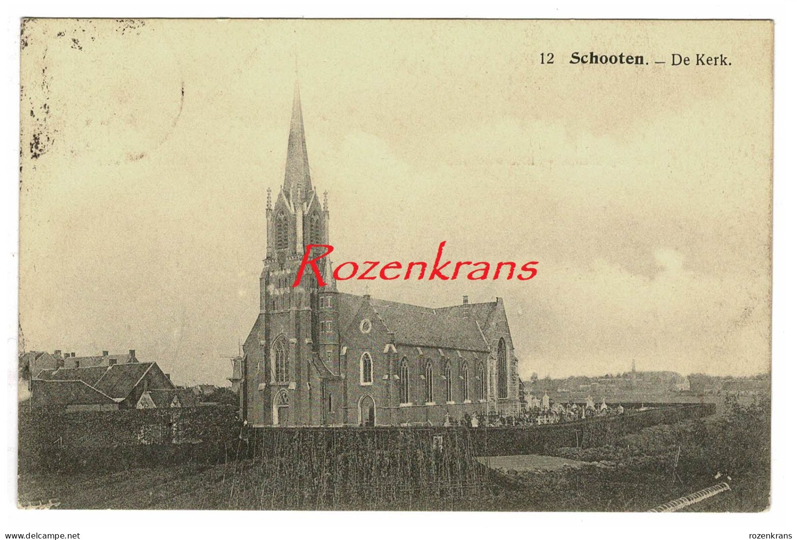 Schoten Schooten De Kerk  Sint-Cordulakerk  ZELDZAAM (In Zeer Goede Staat) - Schoten