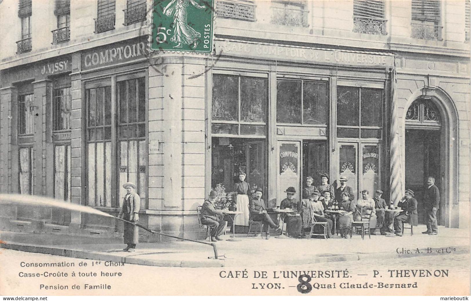 Lyon – Café De L'Université – P. Thevenon  - Lyon 7