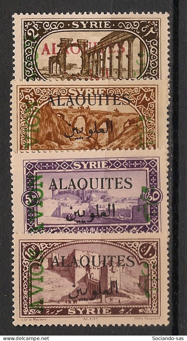 ALAOUITES - 1925 - Poste Aérienne PA N°YT. 5 à 8 - Série Complète - Neuf * / MH VF - Neufs