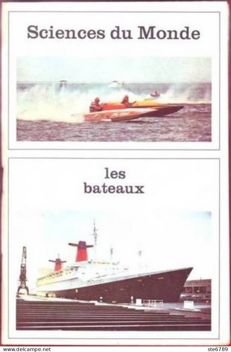 Revue SCIENCES DU MONDE Les Bateaux 1966 - Barche