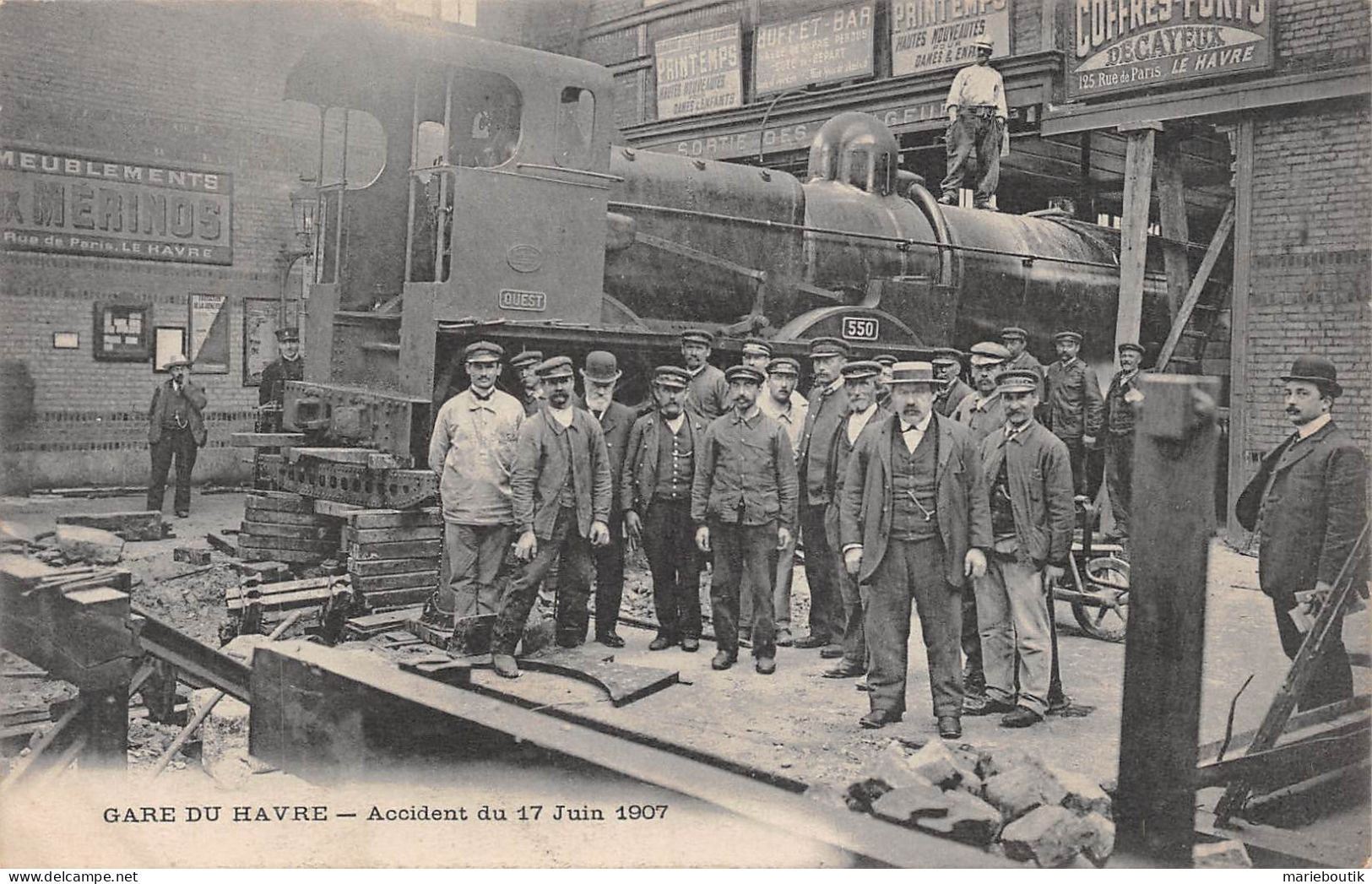 Le Havre – La Gare – Accident Du 17 Juin 1907 - Station