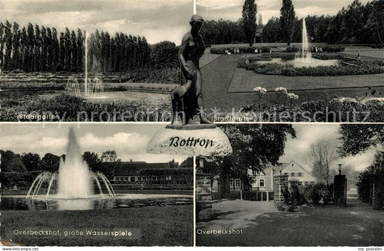 73154954 Bottrop Stadtgarten Overbeckshof Grosse Wasserspiele Bottrop - Bottrop