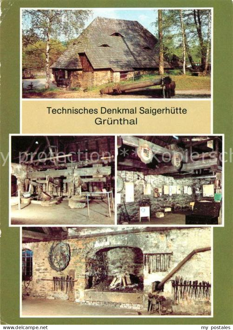 73152651 Gruenthal Olbernhau Technisches Denkmal Saigerhuette Gruenthal Olbernha - Olbernhau