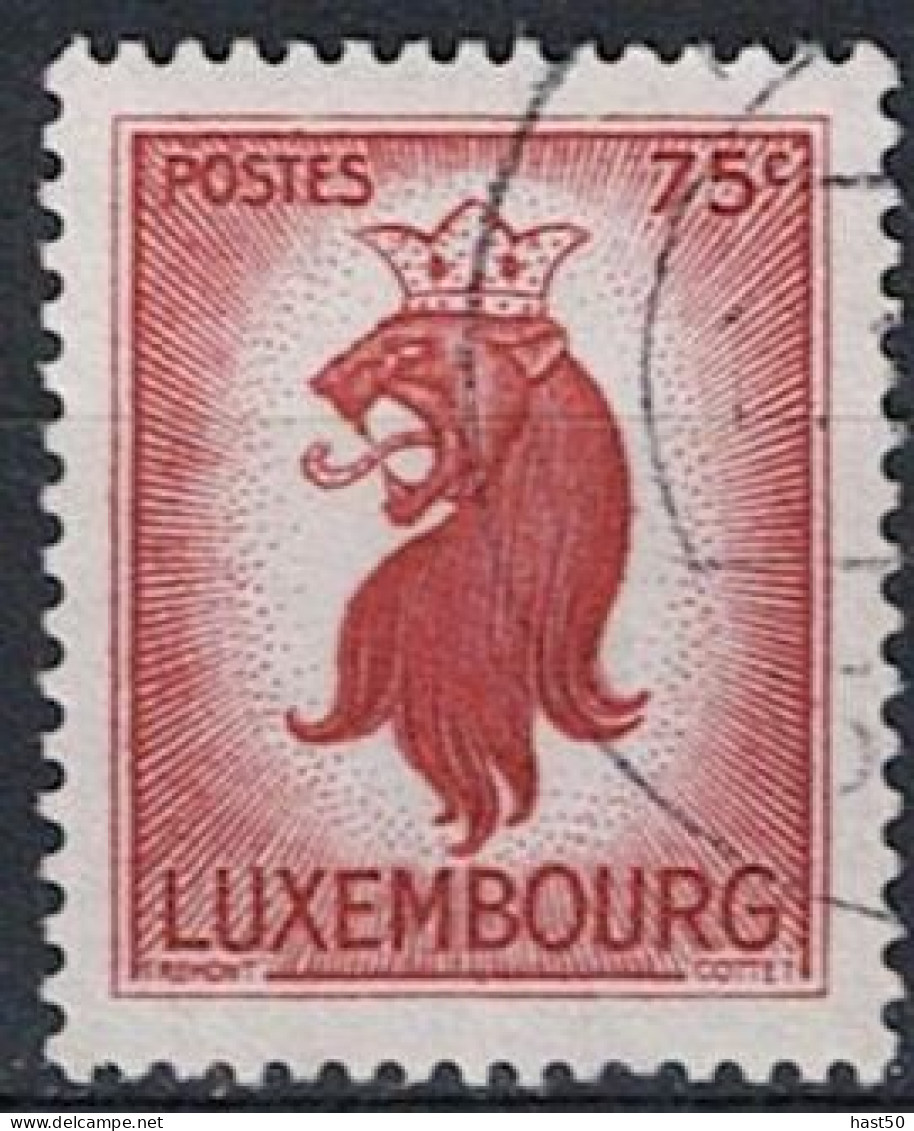 Luxemburg - Löwe (MiNr: 391) 1945 - Gest Used Obl - Gebraucht