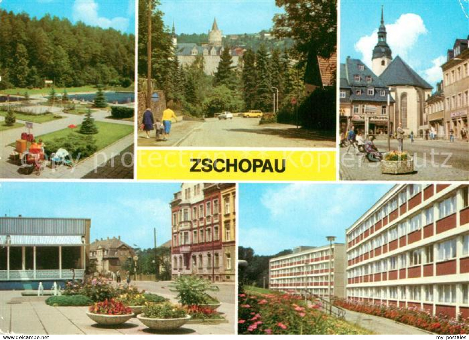 73040963 Zschopau Freibad Schloss Wildeck Leninplatz Rud Breitscheid Str Altersh - Zschopau