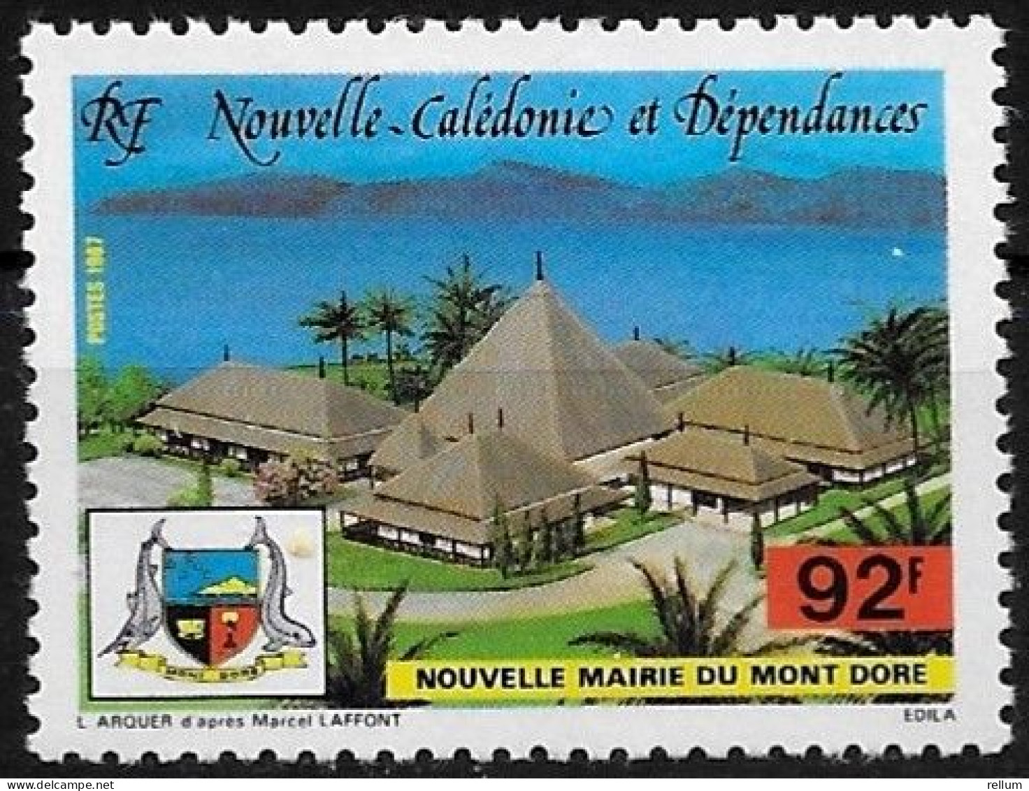 Nouvelle Calédonie 1987 - Yvert N° 537 - Michel N° 805 ** - Nuevos