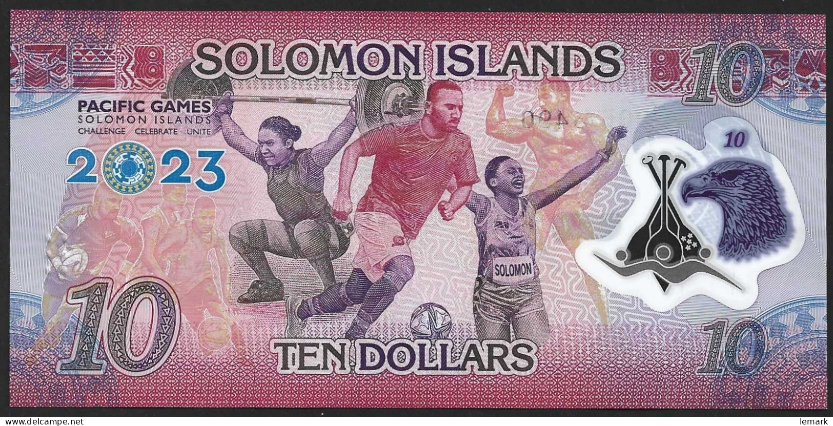 Solomon Islands 10 Dollar 2023 P39 UNC - Isola Salomon