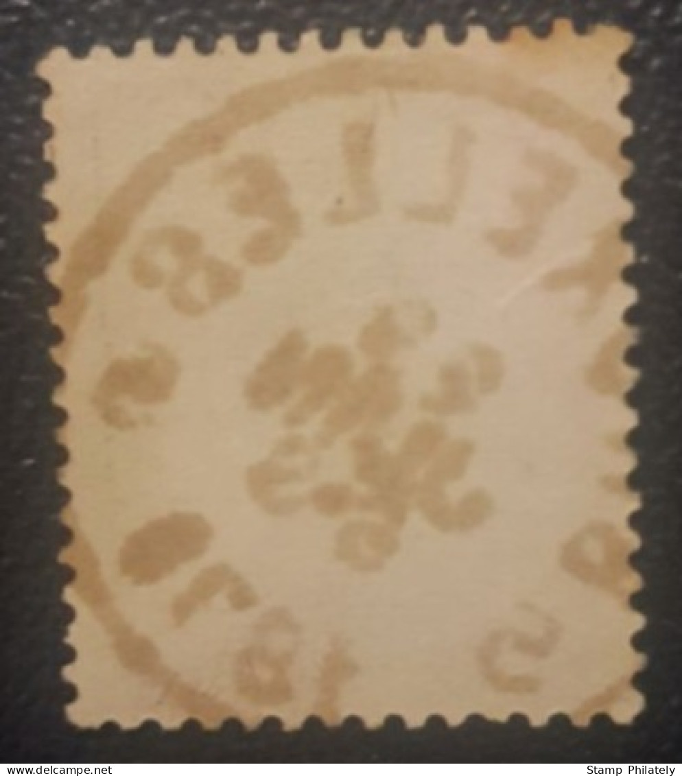 Belgium 5C Postmark SON Used Stamp 1891 Cancel - Otros & Sin Clasificación