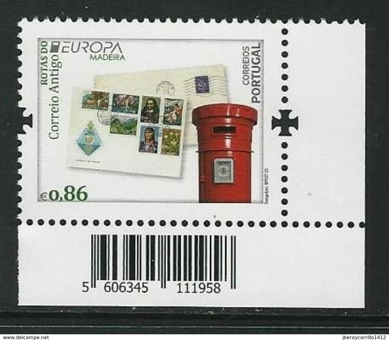 MADEIRA / MADERA - EUROPA 2020 - "ANTIGUAS RUTAS POSTALES - ANCIENT POSTAL ROUTES" - SERIE - CB - 2020