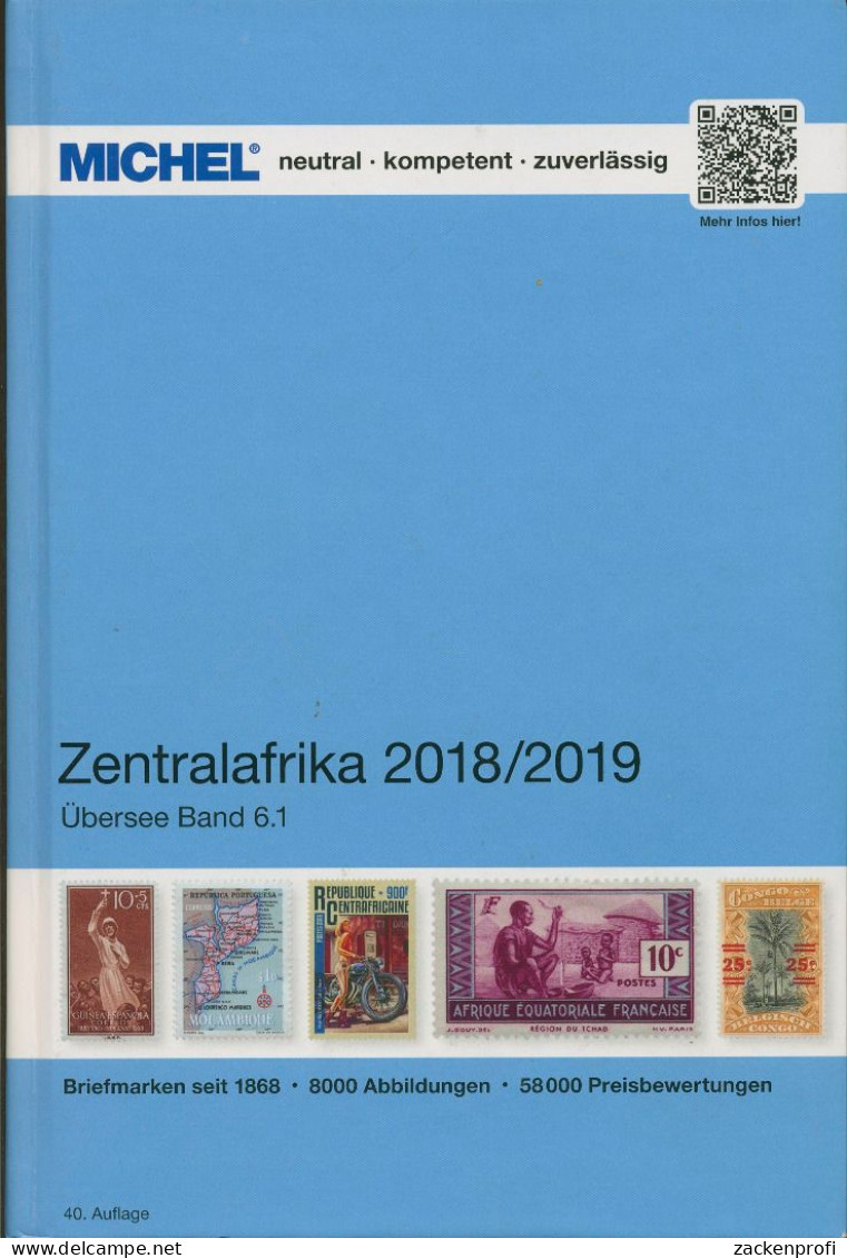 MICHEL Übersee Band 6.1: Zentralafrika 2018/19, 40. Aufl., Gebraucht (Z3112) - Sonstige & Ohne Zuordnung