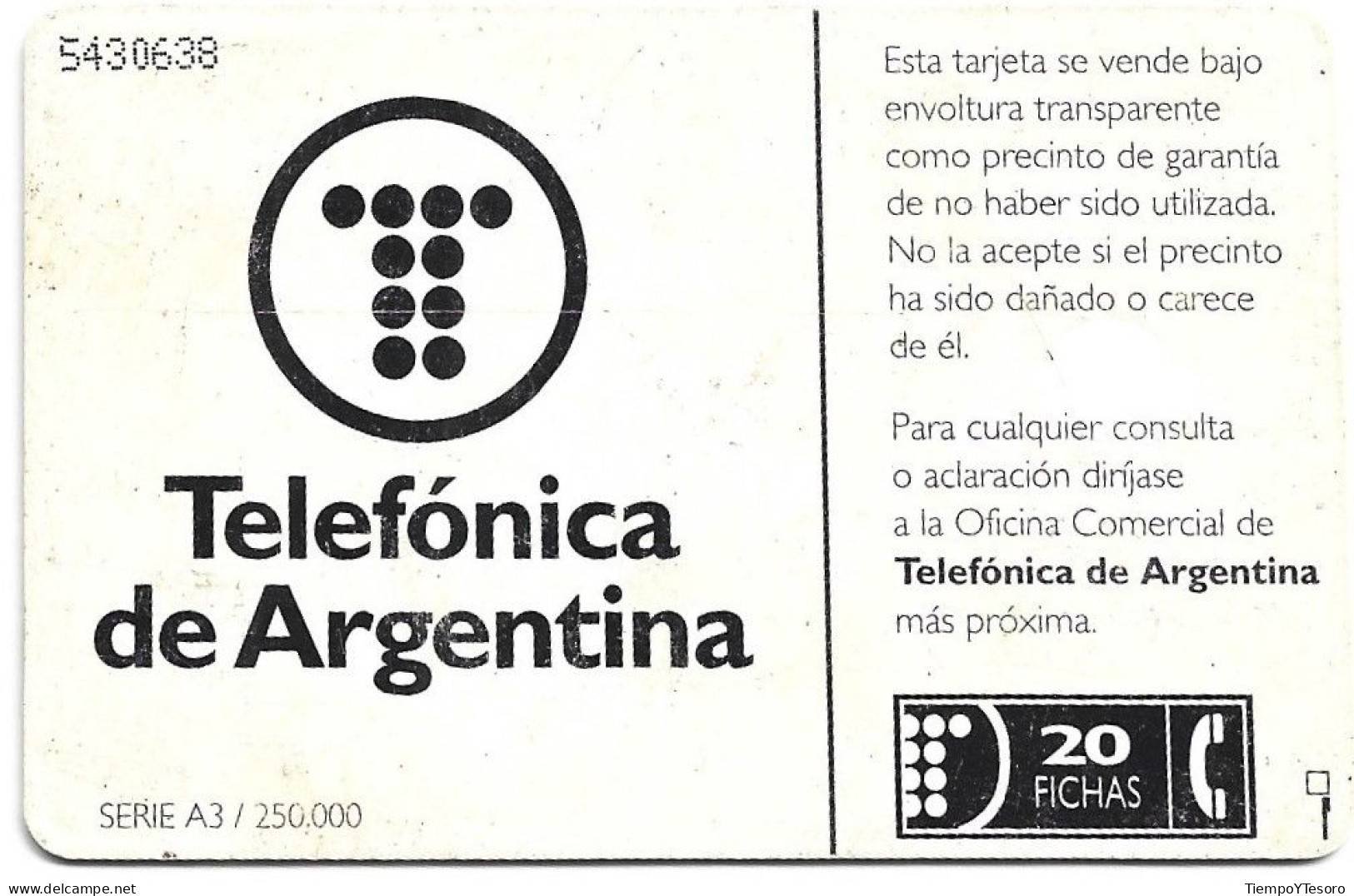 Phonecard - Argentina, Culture, N°1127 - Collezioni