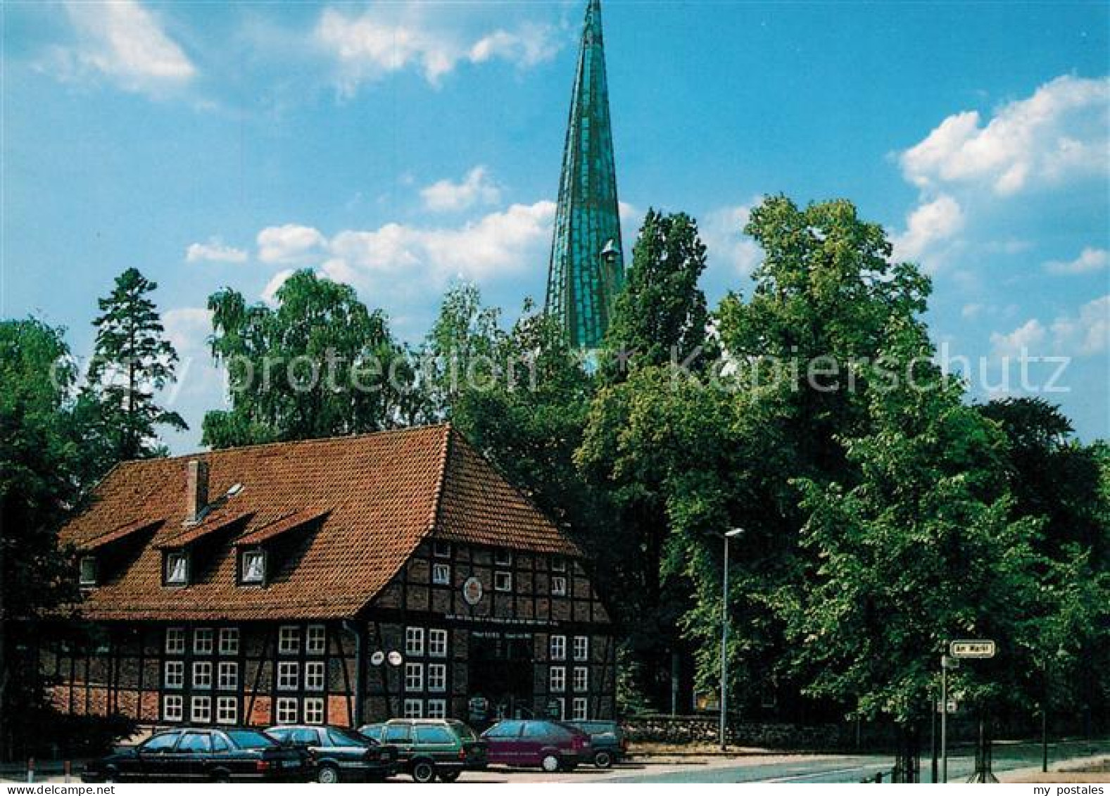 73213630 Grossburgwedel Blick Zur Kirche Grossburgwedel - Burgwedel