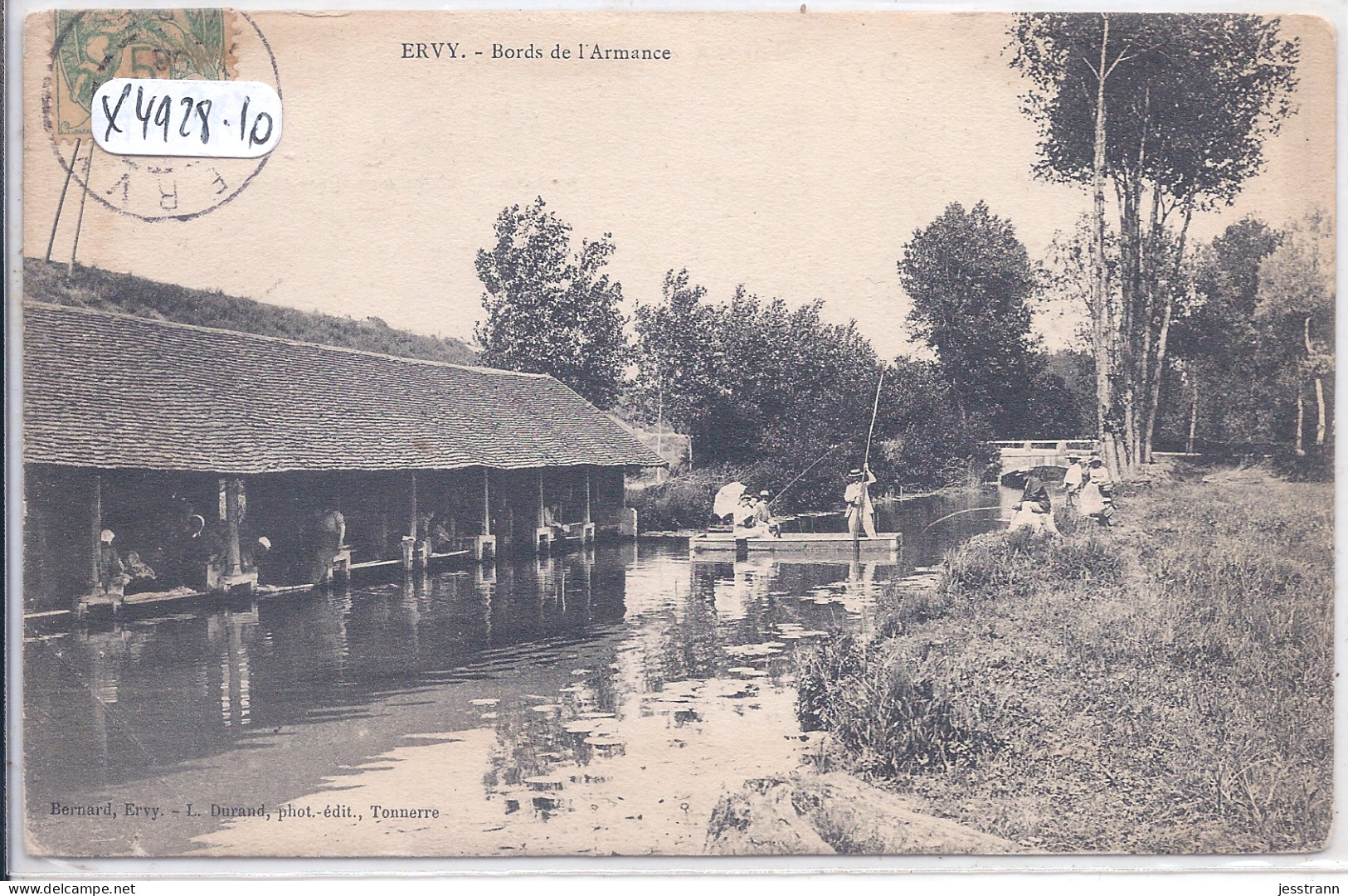 ERVY- BORDS DE L ARMANCE- LE LAVOIR- LES BLANCHISSEUSES - Ervy-le-Chatel