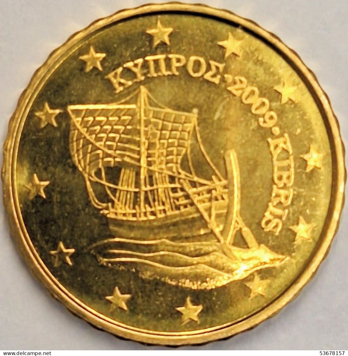 Cyprus - 10 Euro Cent 2009, KM# 81 (#3618) - Zypern