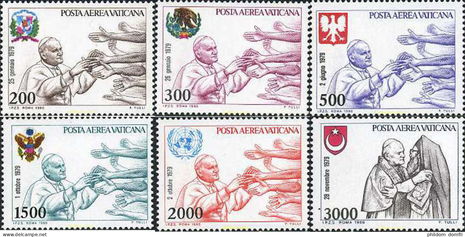 685945 MNH VATICANO 1980 PAPA JUAN PABLO II - Unused Stamps