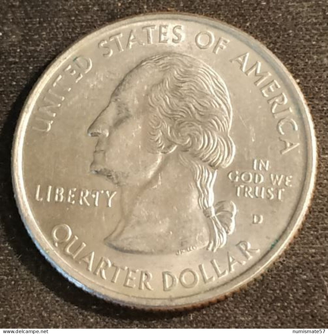 ETATS UNIS - USA - ¼ - 1/4 DOLLAR 1999 D - Quarter Georgia - KM 296 - Other & Unclassified