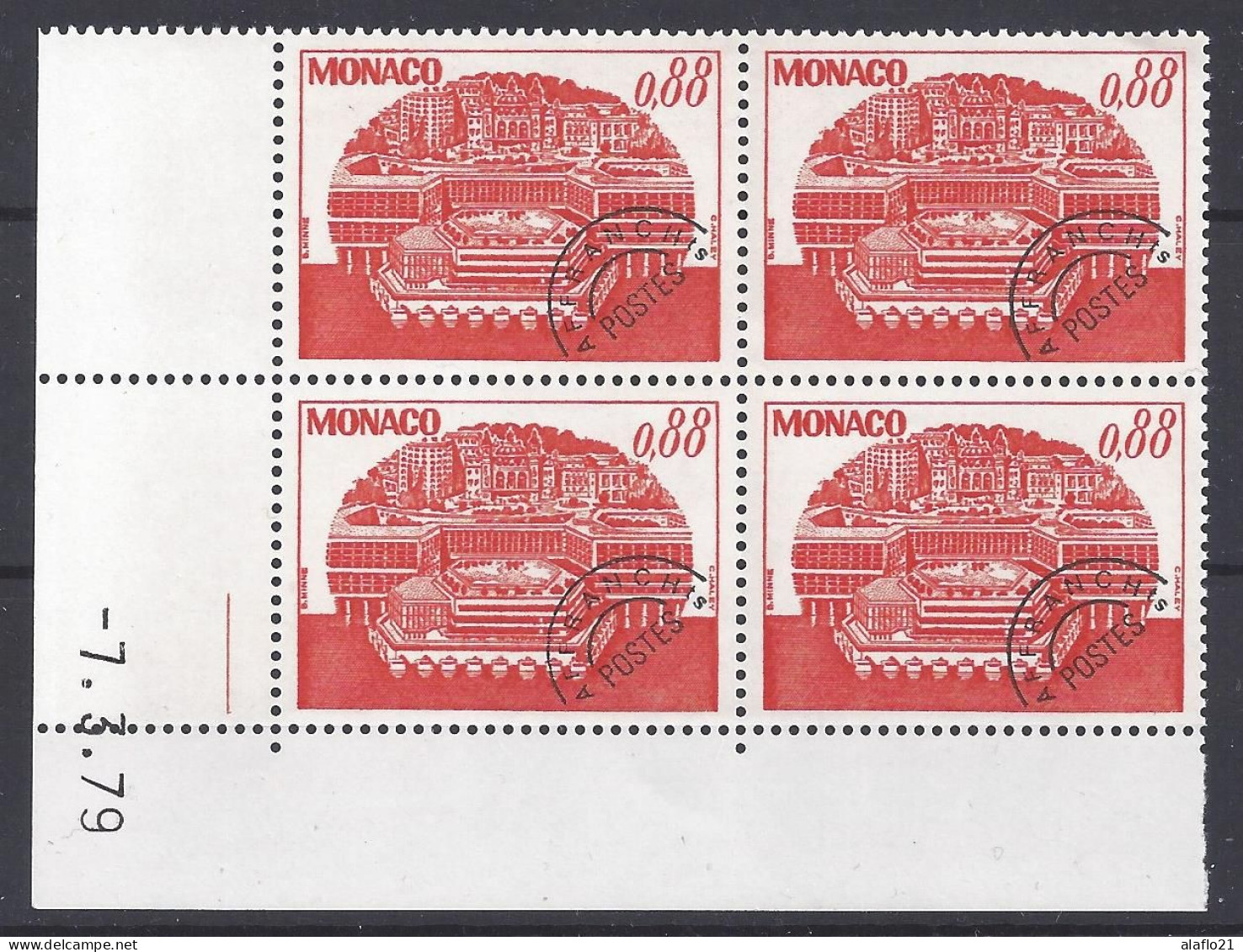 MONACO - PREO N° 63 - Bloc De 4 COIN DATE - NEUF SANS CHARNIERE - 7/3/79 - Precancels