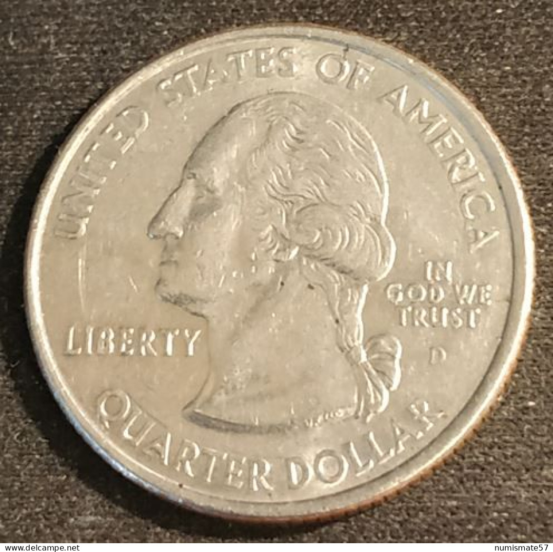 ETATS UNIS - USA - ¼ - 1/4 DOLLAR 2003 D - Illinois - KM 343 - Quarter Dollar - 1999-2009: State Quarters