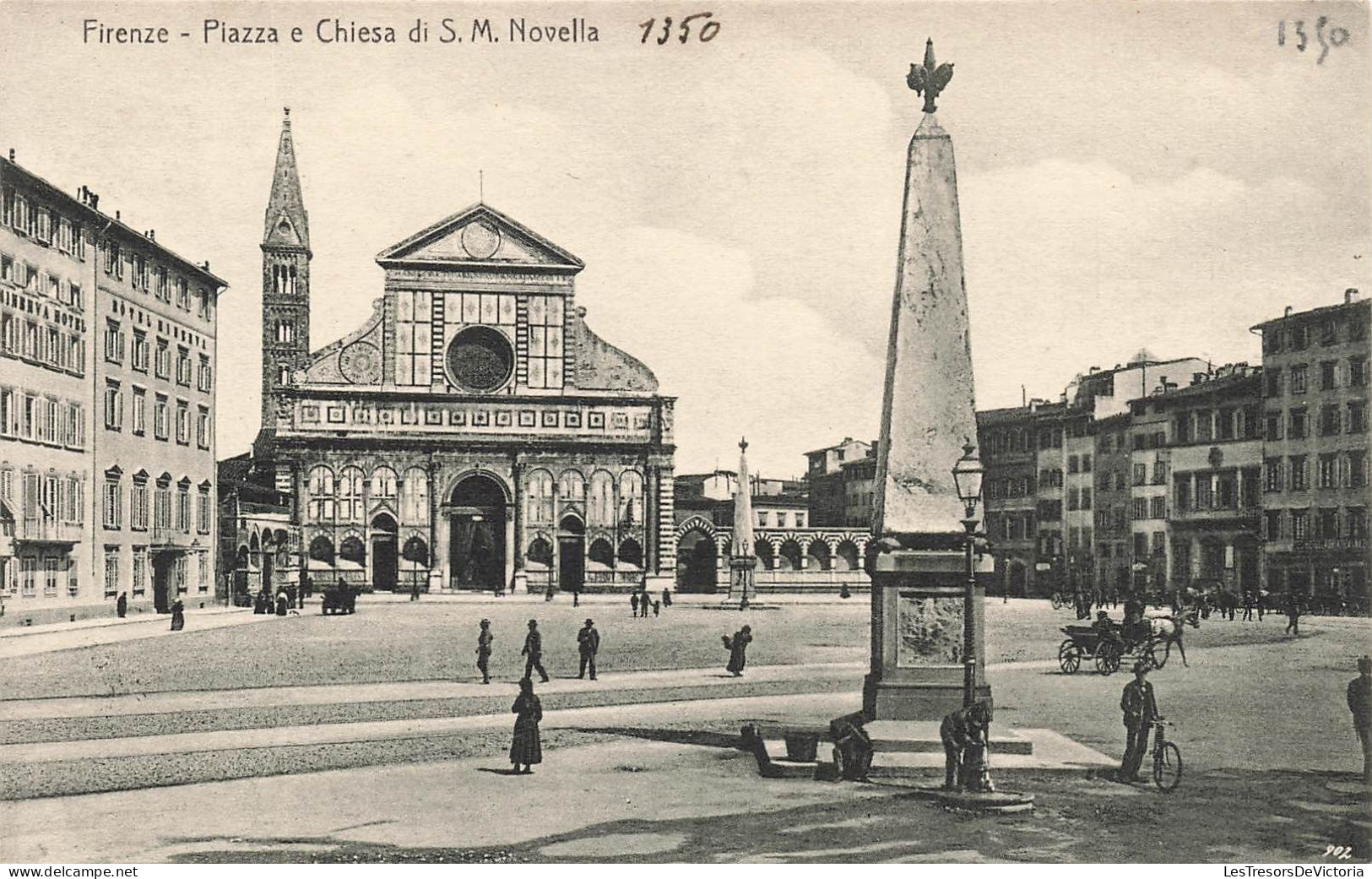 ITALIE - Firenze - Plazza E Chesa Di S M Novella - Vue Générale De La Place - Animé - Carte Postale Ancienne - Firenze (Florence)