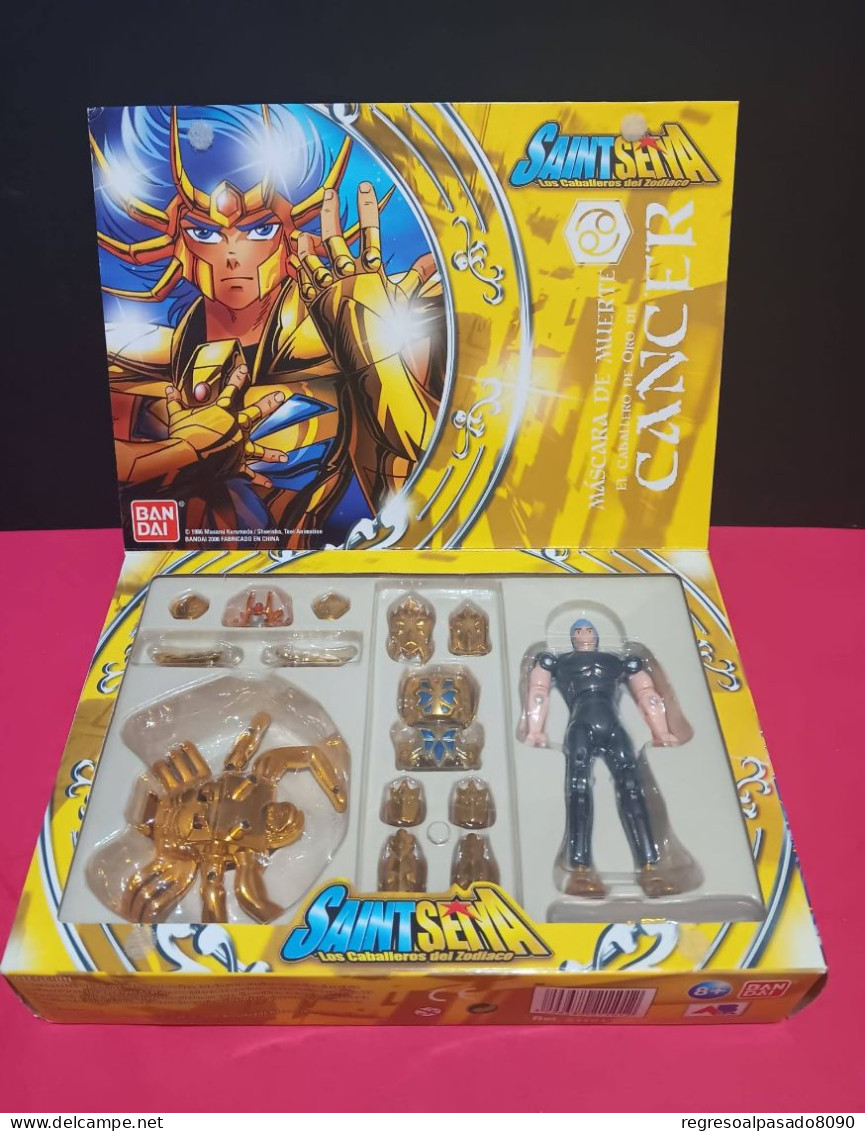 Figura Caballero De Oro Cancer Mascara De Muerte Caballeros Del Zodiaco Saint Seya Bandai - Sonstige & Ohne Zuordnung