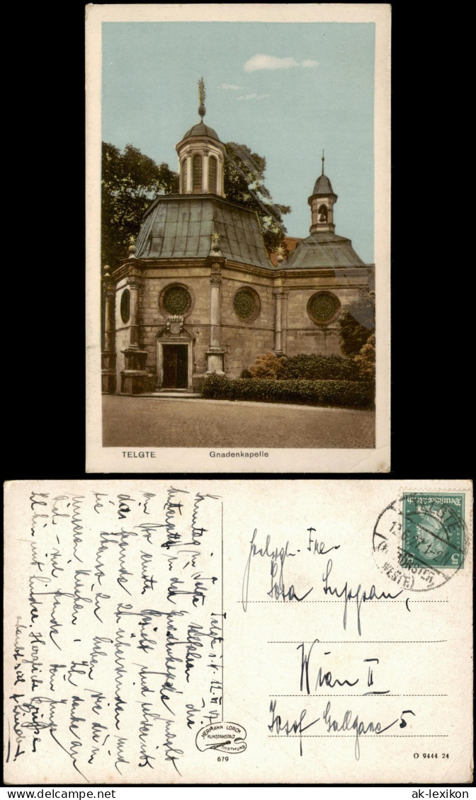 Ansichtskarte Telgte Gnadenkapelle 1927 - Telgte
