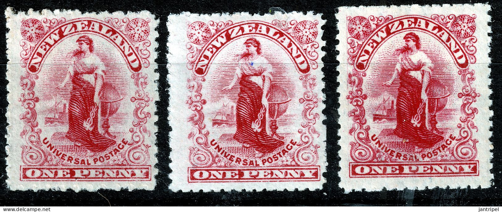 NEW ZEALAND 1900/1907 DIFFERENT MH STAMPS GOOD VALUE - Unused Stamps