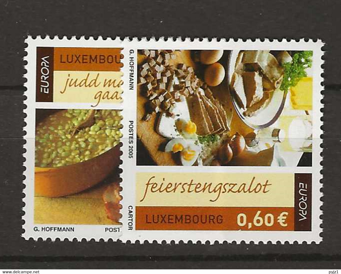 2005 MNH Luxemburg Mi 1673-74 Postfris** - Neufs