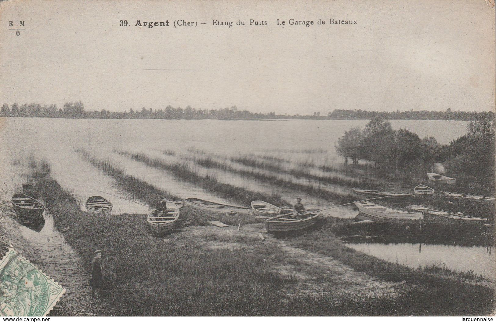 18 - ARGENT SUR SAULDRE - Etang Du Puits - Le Garage De Bateaux - Argent-sur-Sauldre